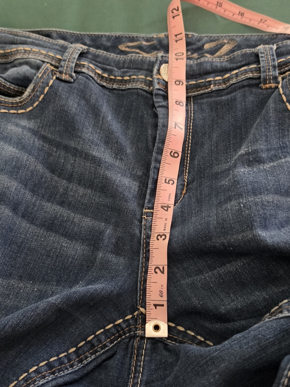 Seven7 Classic Medium Wash Bootcut Blue Jeans Size 18W Good Condition - Picture 11 of 13